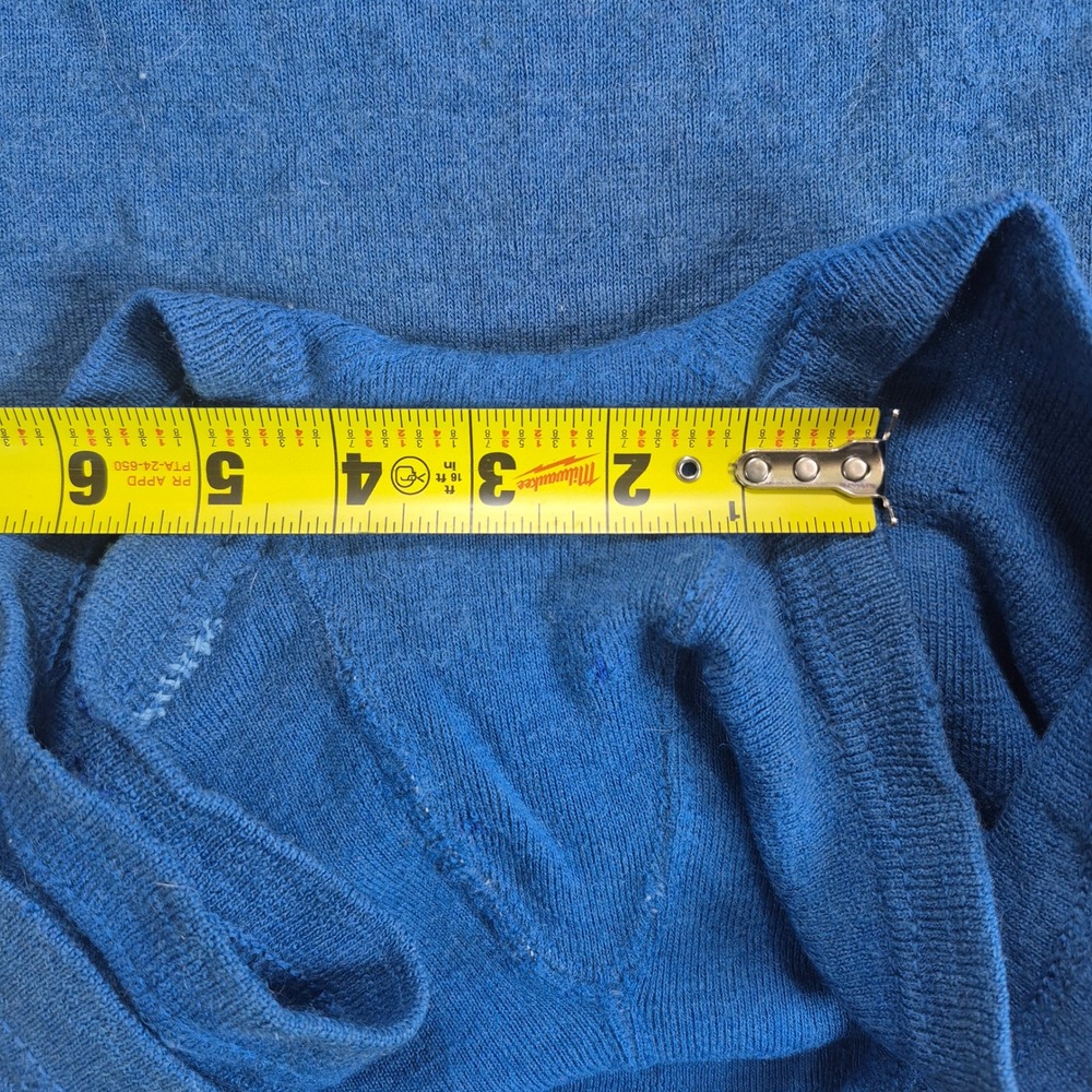 Vintage 1930s Jantzen Swimsuit Womens 38 Blue Wool Knit Diving Girl USA - Picture 7 of 11